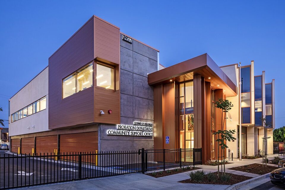 Exterior of the Probation Department Community Support Office