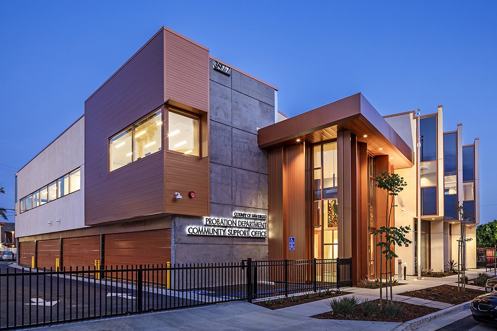 Exterior of the Probation Department Community Support Office