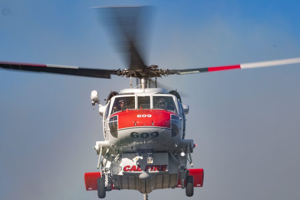 CAL FIRE Copter 609 in air