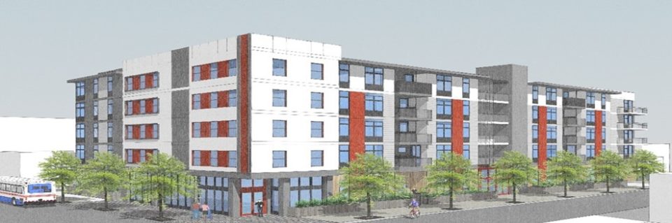 Rendering of a development in City Heights.