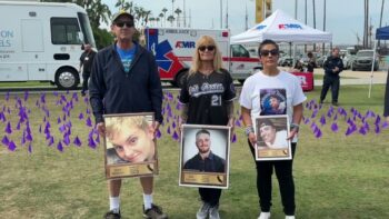 945 Purple Flags Honor 2024 Overdose Victims as San Diego Marks 21% Decrease in Fatalities