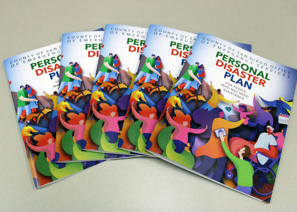Personal Disaster Plan booklets for people who may need assistance