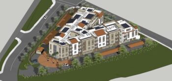 Rendering of Aviara apartment community.