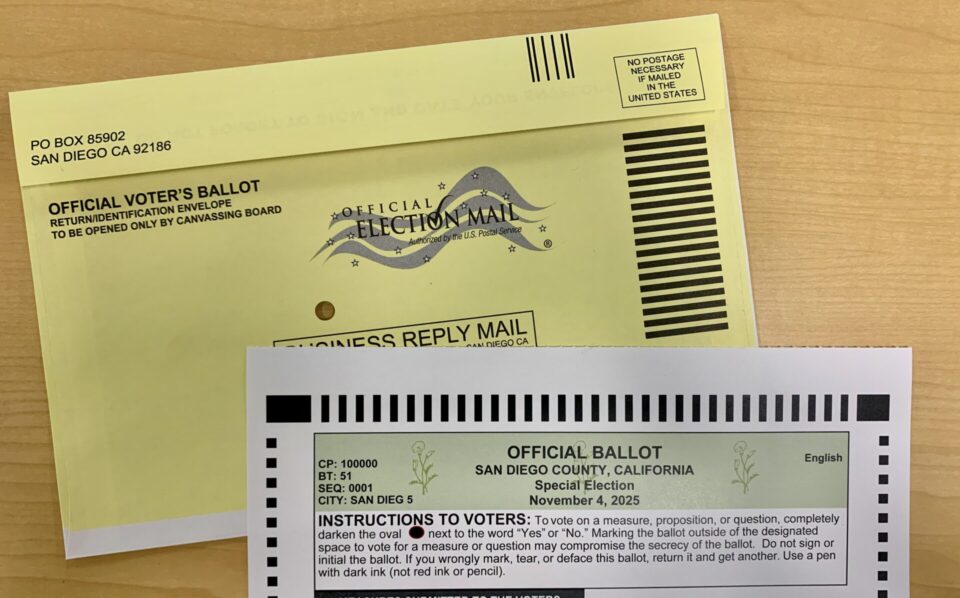 Nov. 4, 2025 Special Election Ballot