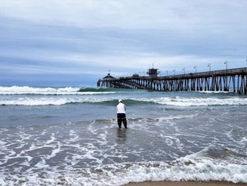Beach water quality testing