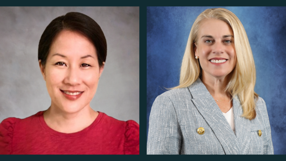 Joan Bracci and Caroline Smith