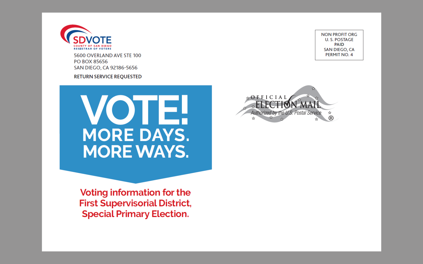 voter postcard