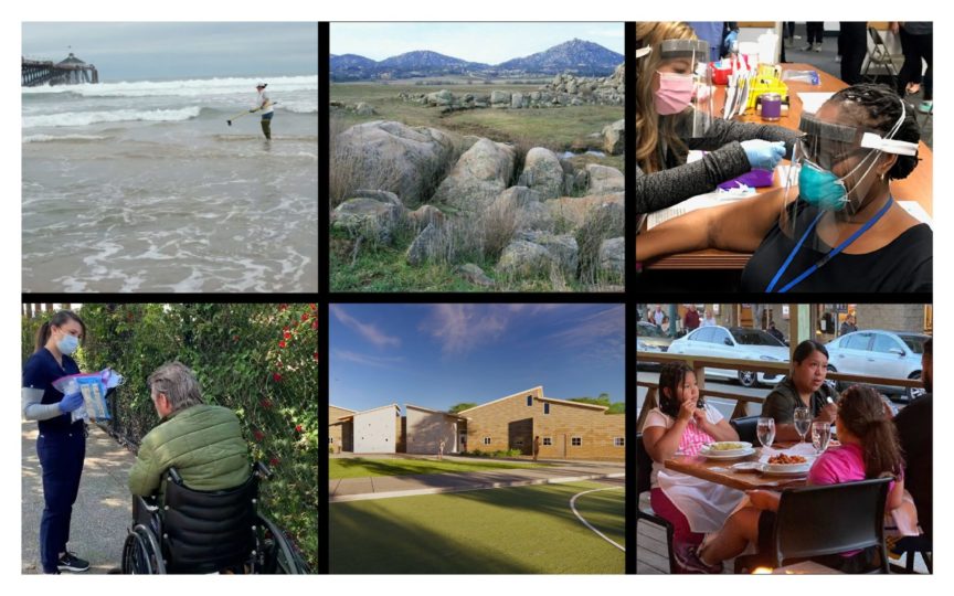 collage of images from across San Diego County