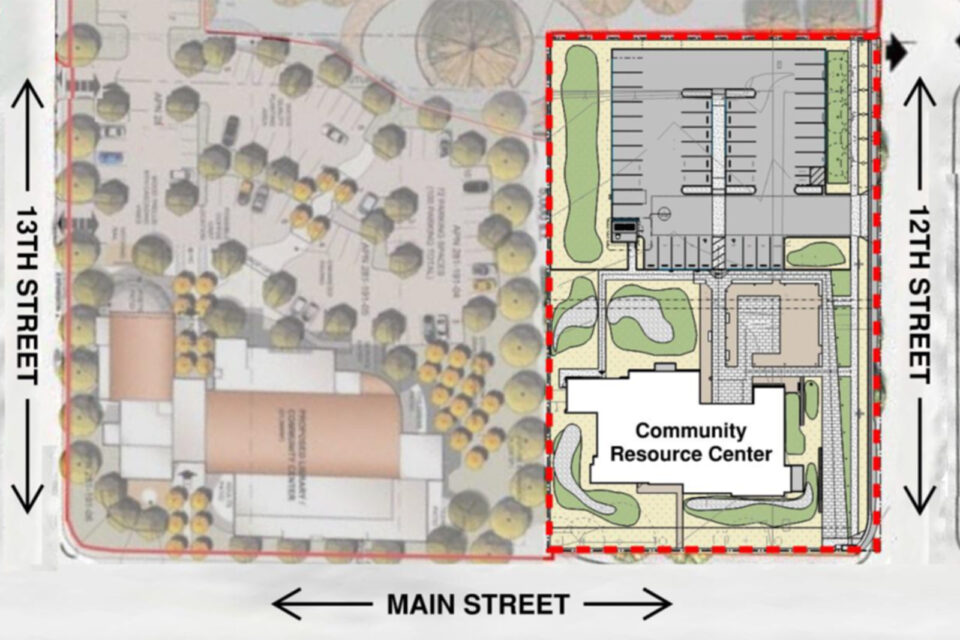 Map of the Ramona Community Resource Center