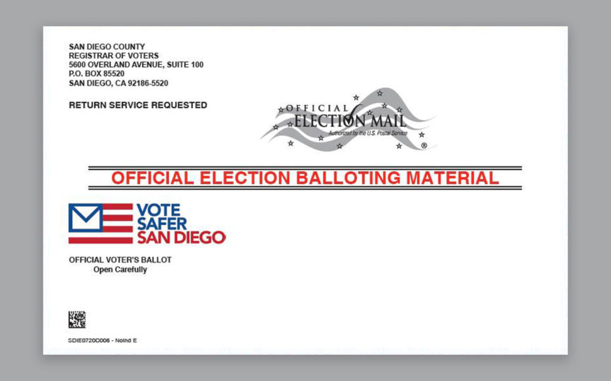 Official Election Balloting Material pamphlet