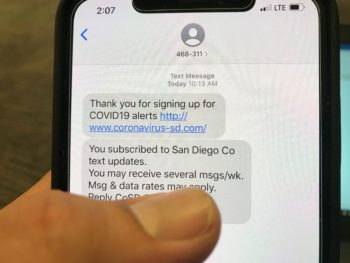 hand holding cellphone