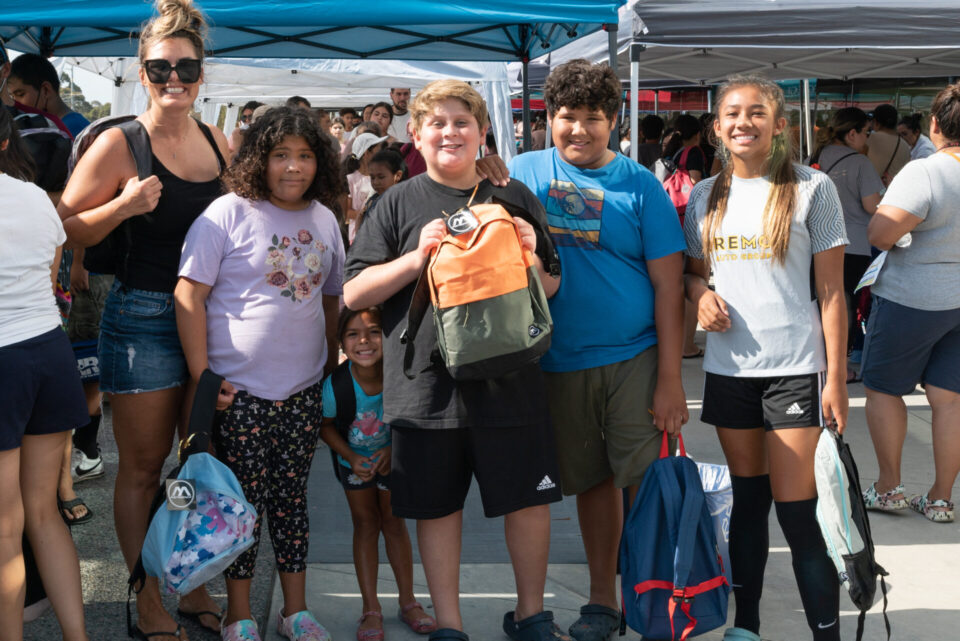 2022 backpack recipients at Super Saturday event