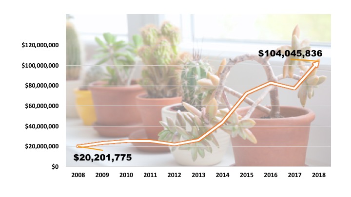 Cactuses and Succulents graph