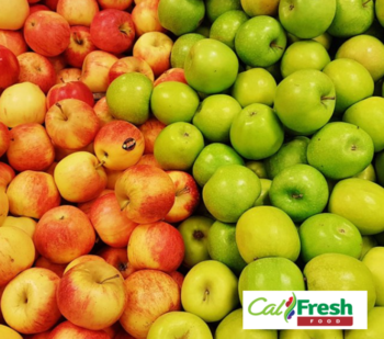 apples with a CalFresh logo