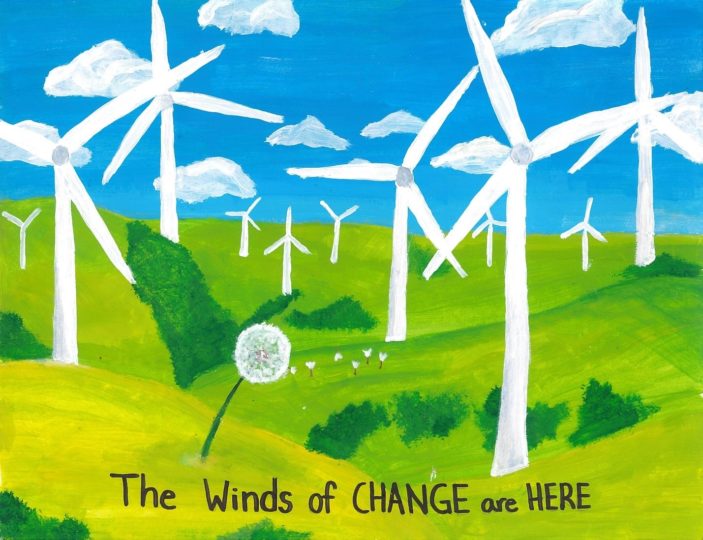 drawing of turbines