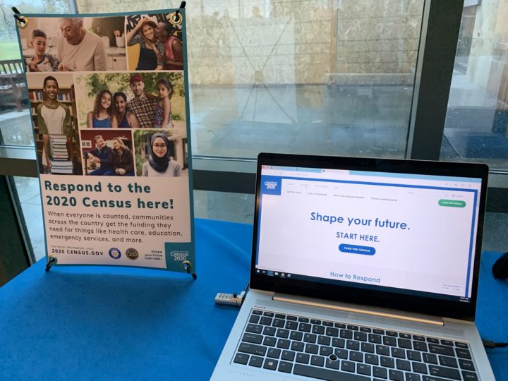 computer with census website