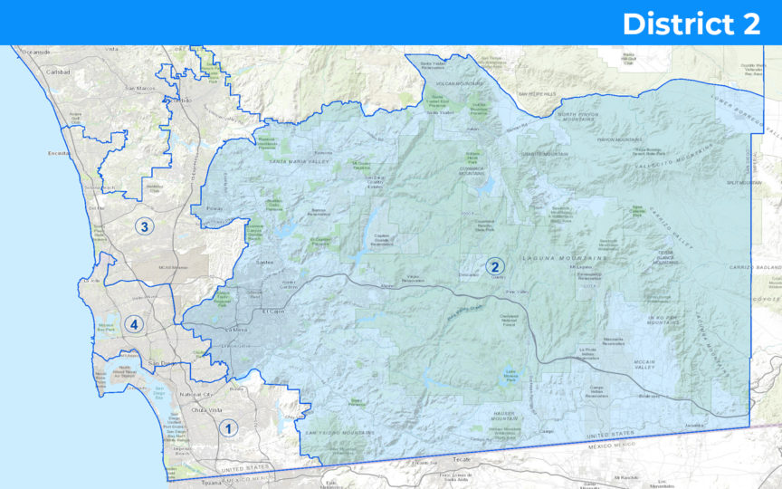 Map of District 2