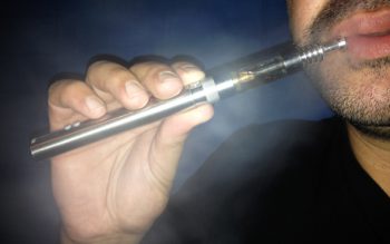 man vaping