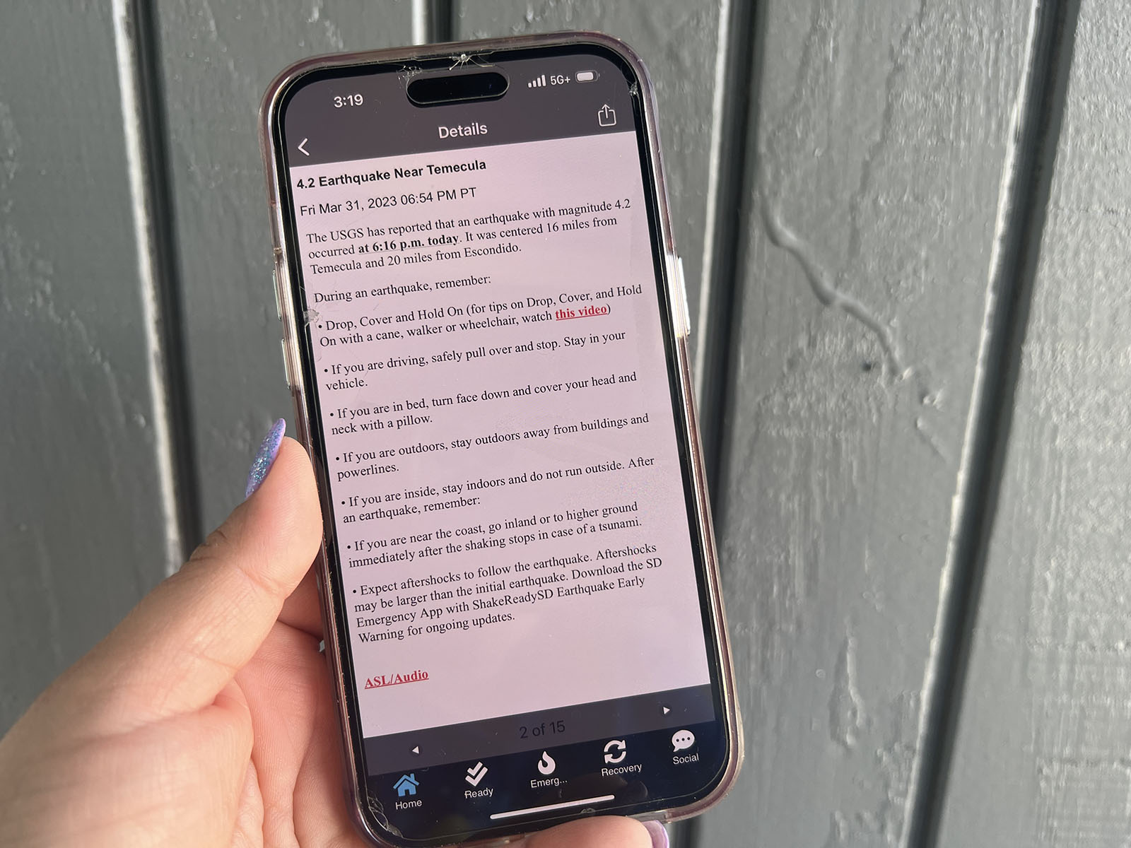 Be prepared for local disasters with the SD emergency app equipped with the ShakeAlert | earthquake early warning system  News