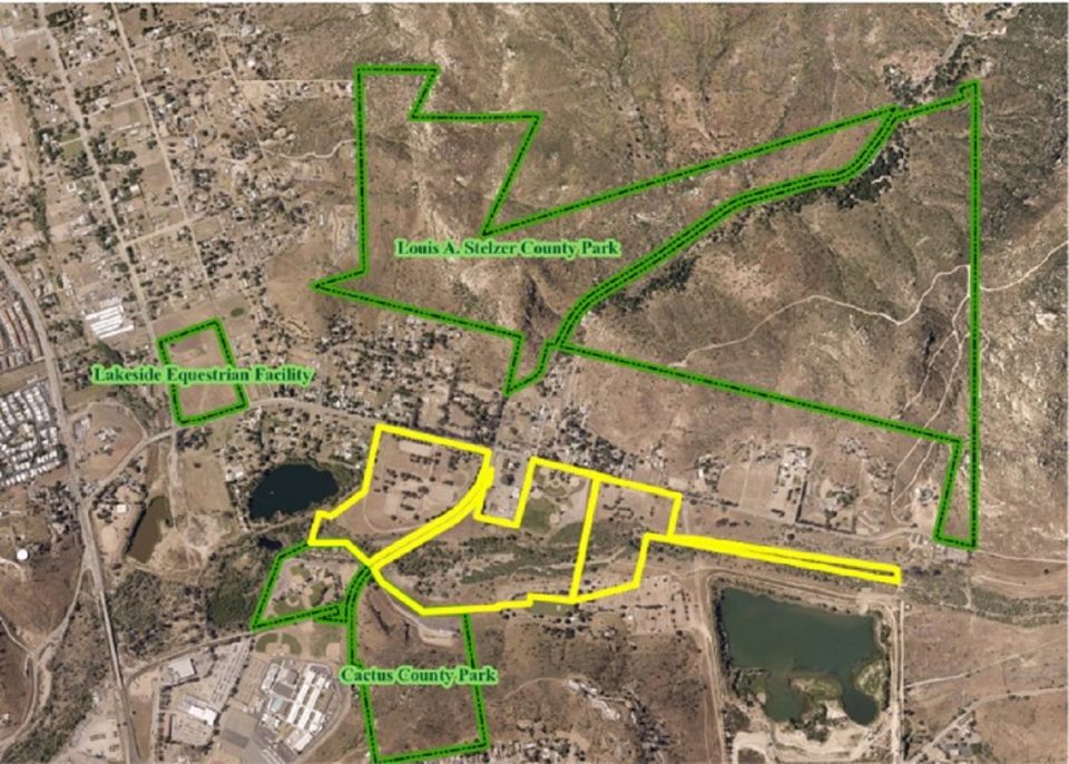 Map of El Monte area