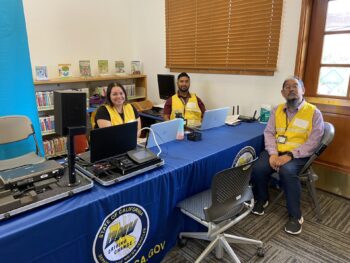 Three representatives from the DMV