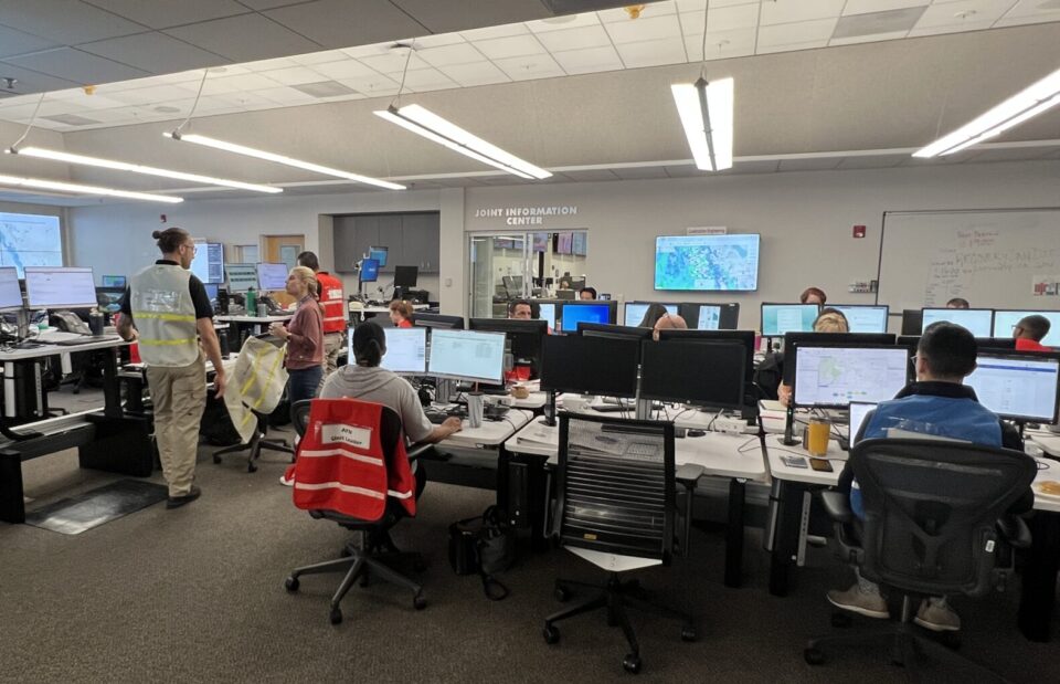 County Emergency Services during the Tropical Cyclone Hilary activation