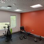 Workout room inside Mt. Laguna Fire Station 49