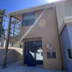Entrance to the living quarters of Mt. Laguna Fire Station 49
