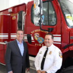 Supervisor Joel Anderson and CAL FIRE Chief Tony Mecham