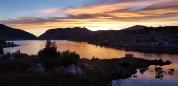 Sunset at Lake Morena