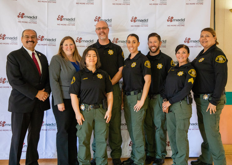 SD Probation DUI Unit officers with Probation Chief Adolfo Gonzales. ith
