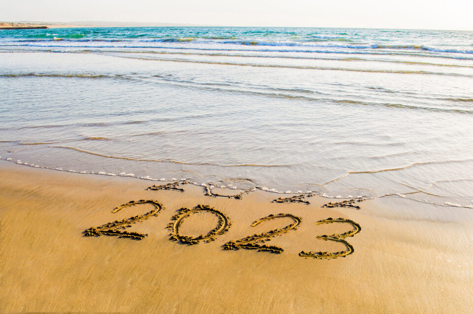 2023 written in sand