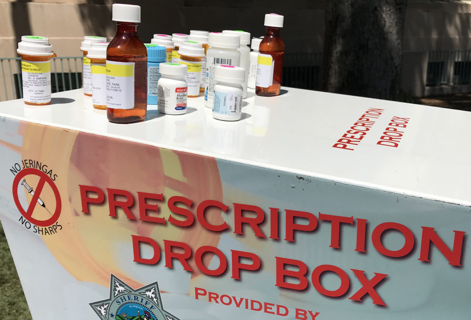 Prescription drop box