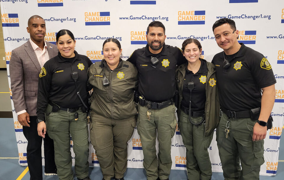 Five Probation officers who took the training