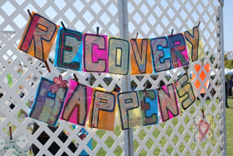 letters on trellis spelling recovery happens