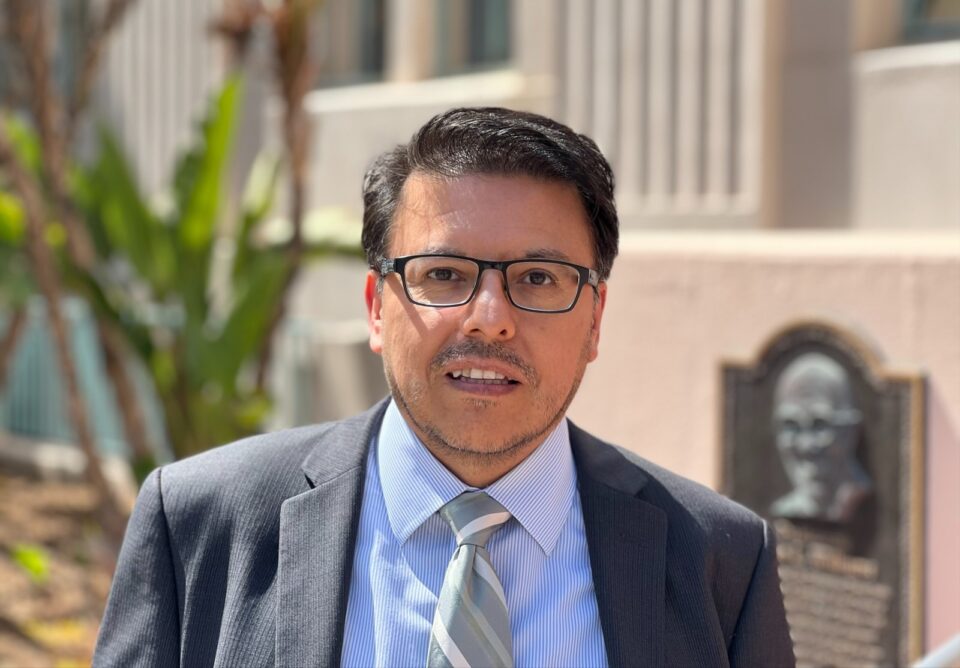 Ricardo Basurto-Dávila in front of the CAC