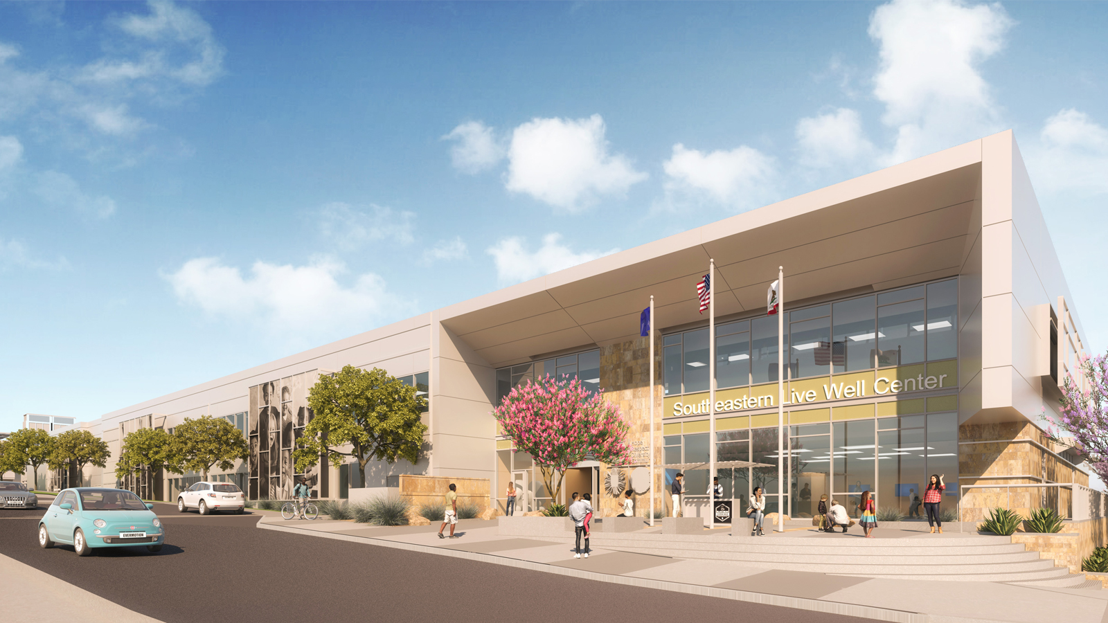 Rendering of Southeast SD Live Well Center