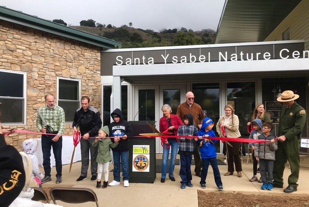 Ribbon cutting at Santa Ysabel Nature Center