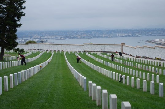 Fort Rosecrans National Cemetery is federal military cemetery in San Diego