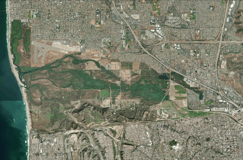 Map of Tijuana River Valley