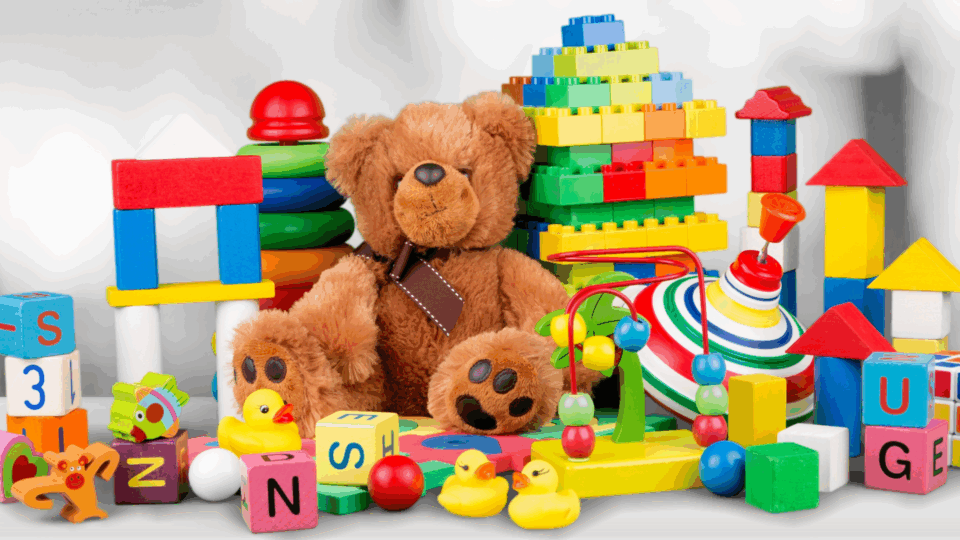 pile of toys