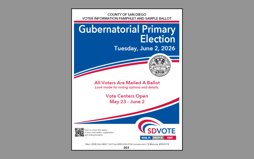 Informational pamphlets that will be sent to voters.