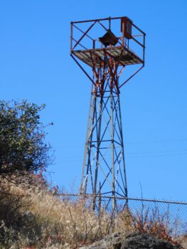 a tall beacon tower