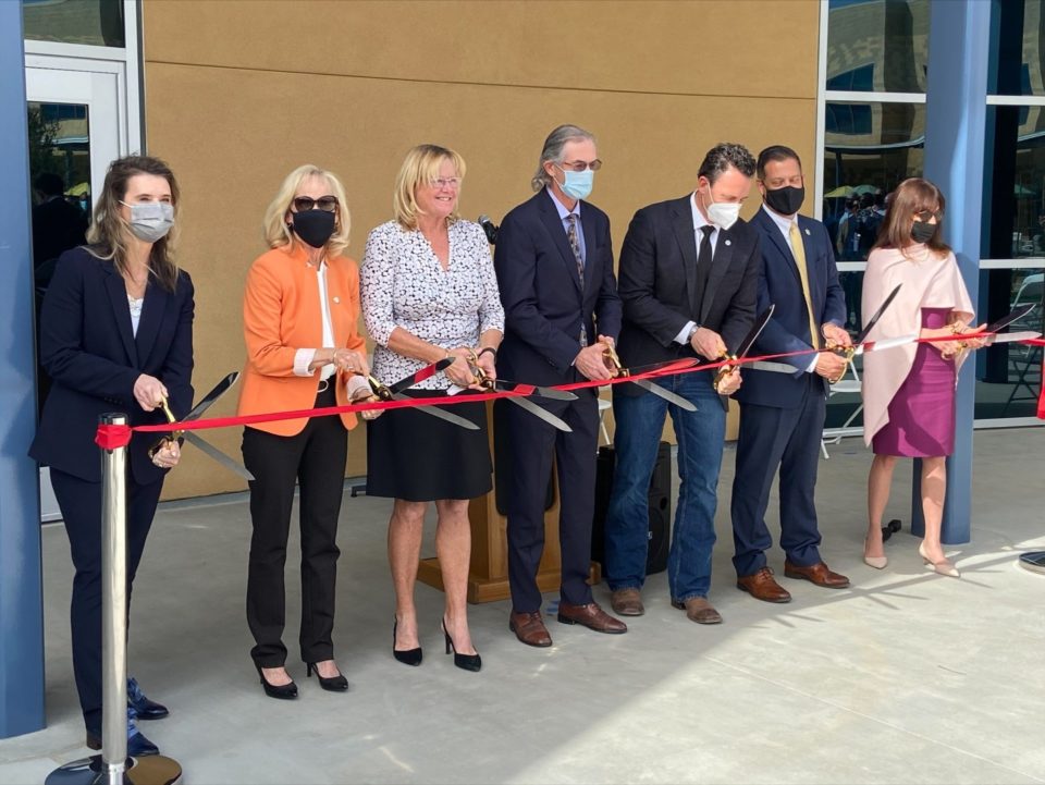 County officials cut ceremonial ribbon 