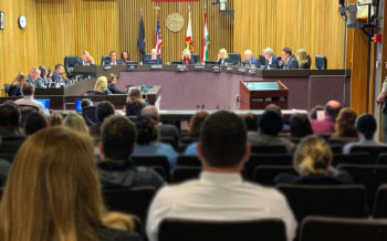 chambers during budget meeting