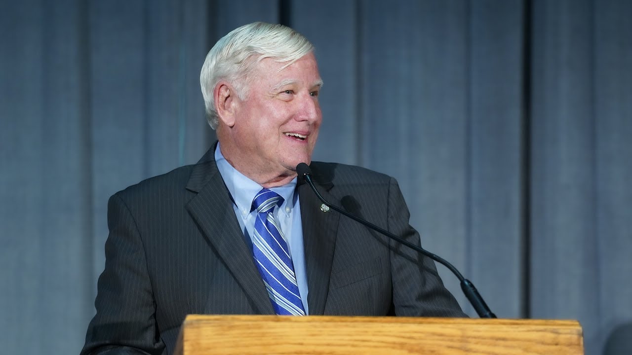 Supervisor Greg Cox speaking at the State of the County
