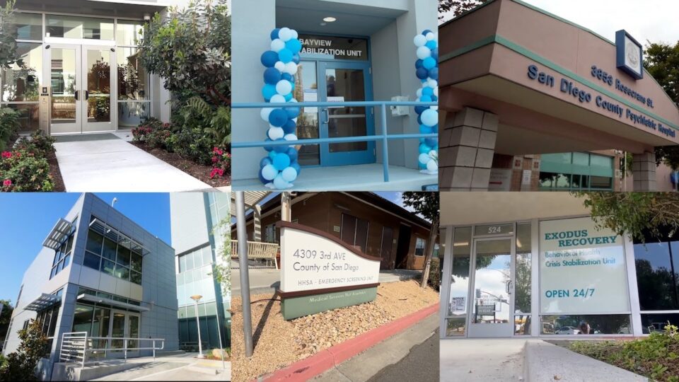 collage or six different buildings