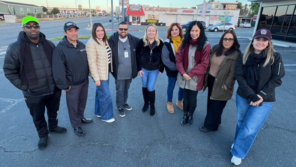 County employees at the Point-in-Time Count