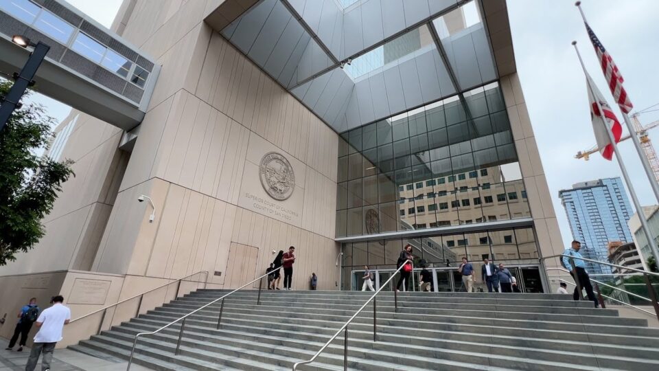 front of superior court building