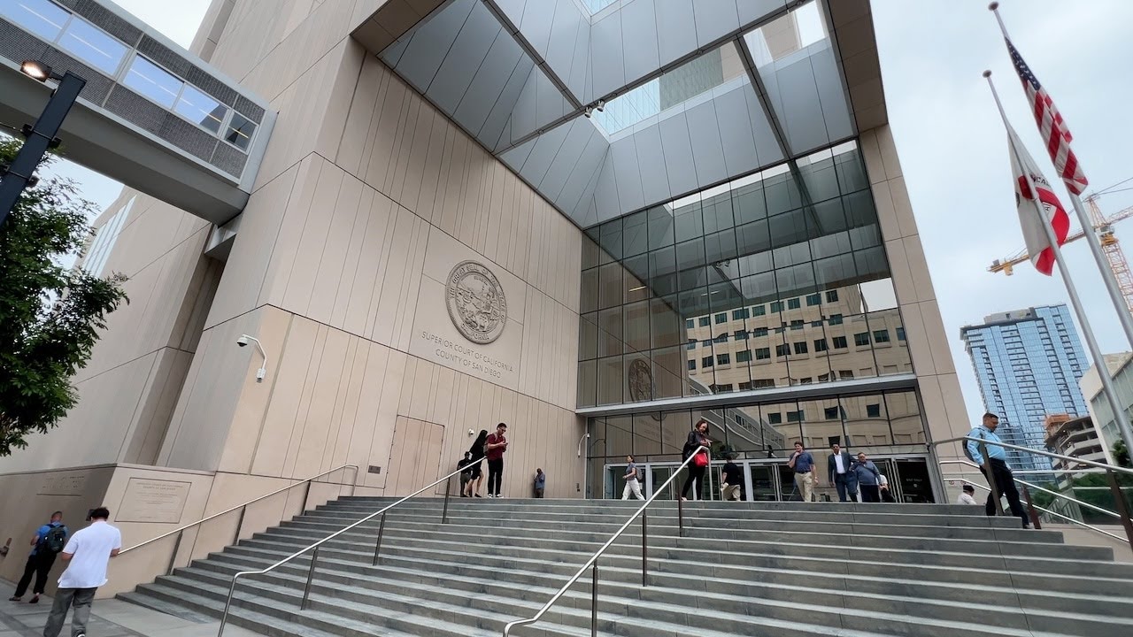 front of superior court building